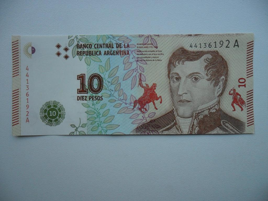 Argentinië #360 [ND] / 10 pesos UNC, Verzenden, Zuid-Amerika, Los biljet