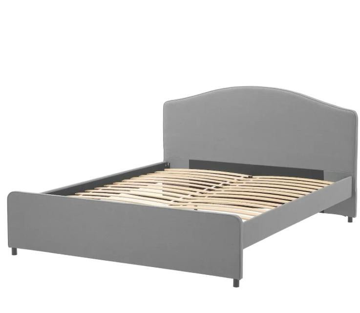 Keurig Ikea twee persoonsbed Hauga!!, Huis en Inrichting, Slaapkamer | Bedden, Ophalen, Tweepersoons, Zo goed als nieuw, 160 cm