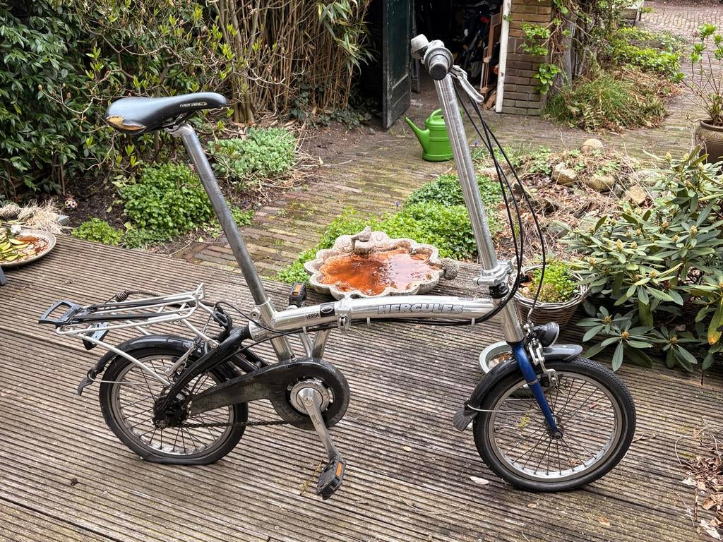 Compacte Hercules vouwfiets - Ideaal voor woon-werkverkeer, Fietsen en Brommers, Fietsen | Vouwfietsen, Gebruikt, Heren, Versnellingen
