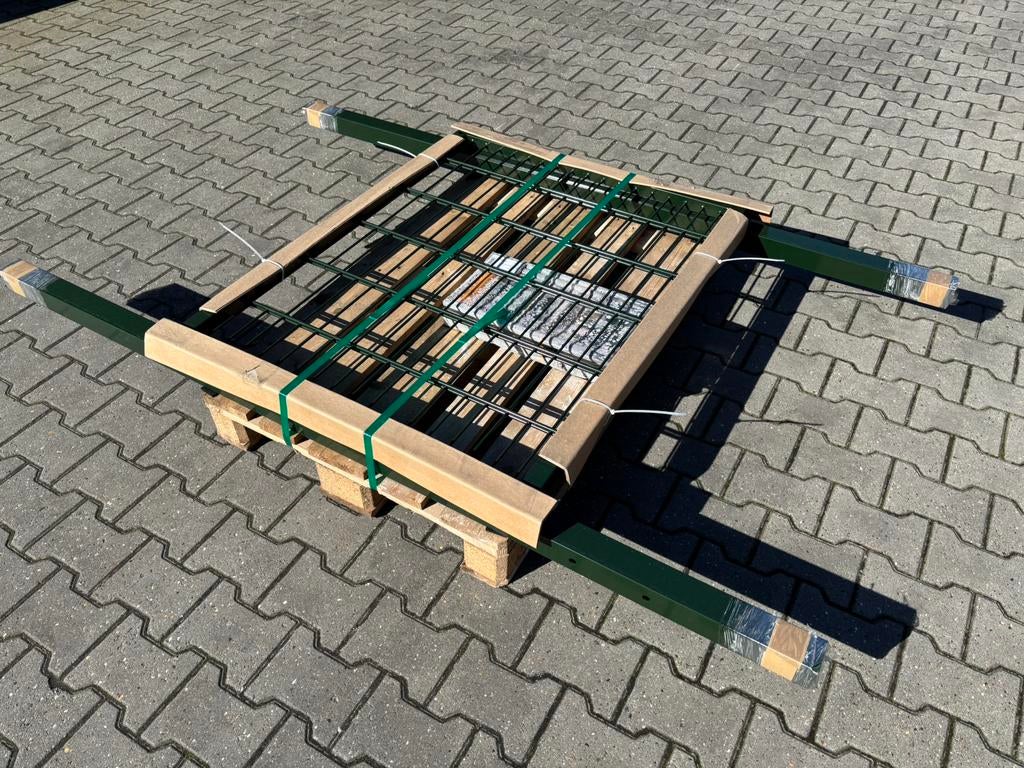 Enkele Poort (dubbelstaafmat 8-6-8) 100 x 120 centimeter!, Ophalen, S, 100 tot 150 cm, 100 tot 150 cm