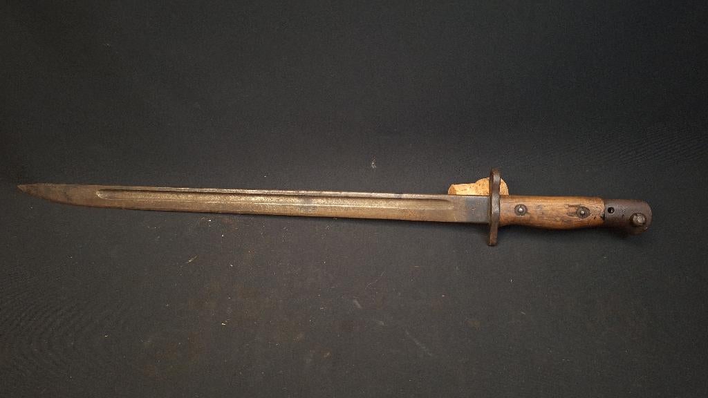 WO1 Britse P1907 bajonet, Verzamelen, Ophalen of Verzenden, Landmacht, Engeland, Mes of Dolk