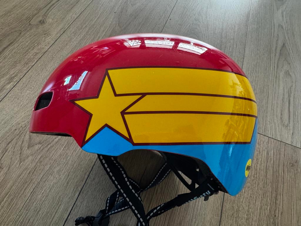 Nutcase kinderfietshelm, Ophalen of Verzenden, Gebruikt, Overige maten, Jongen of Meisje