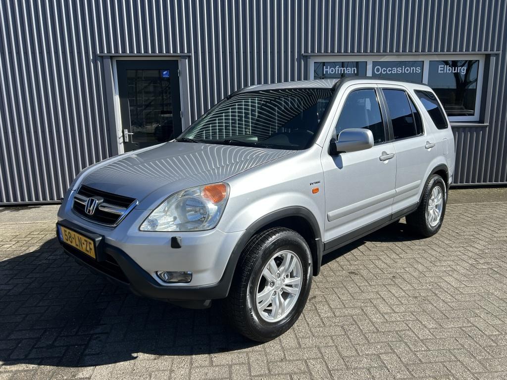 Honda CR-V 2.0i ES 4x4 Airco Carplay NAP APK! (bj 2003), 1998 cc, Stof, Zwart, 4 cilinders