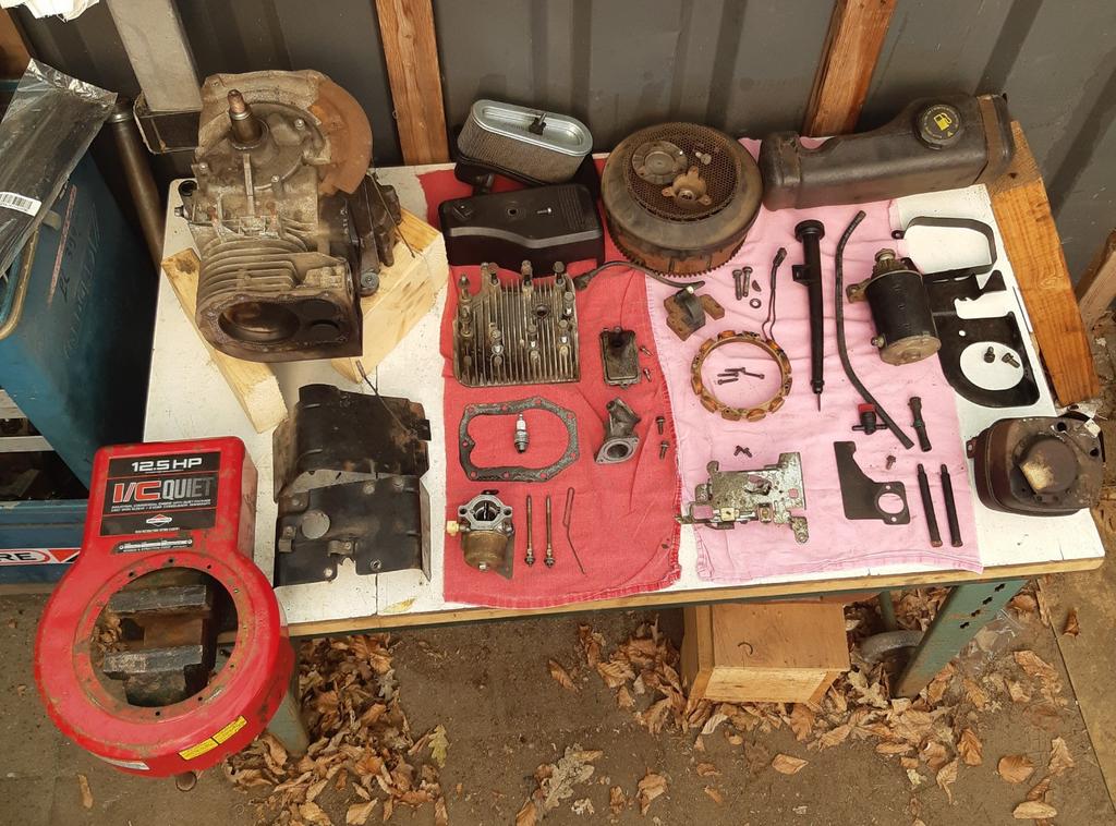 12.5 pk motorblok Briggs&stratton, Ophalen, Gebruikt, Briggs & Stratton, Elektrische starter