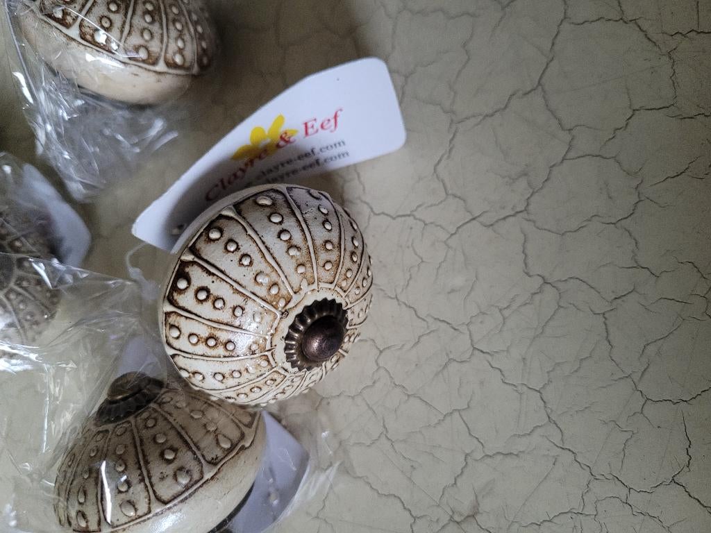 Old look kastknoppen merk Clayre & Eef p/st 3.95