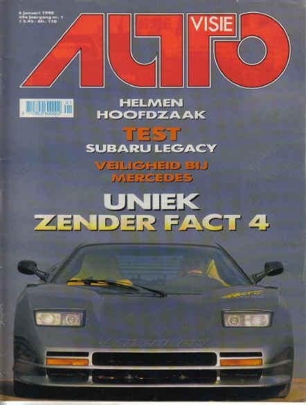 Autovisie 1 1990 : Subaru Legacy - Austin Mini Cabrio - Ford, Ophalen of Verzenden, Gelezen, Algemeen