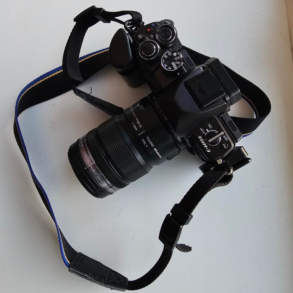 Olympus E-M10II met display defect + 12-50mm lens, Audio, Tv en Foto, Fotocamera's Digitaal, Ophalen of Verzenden, Olympus, Geen optische zoom