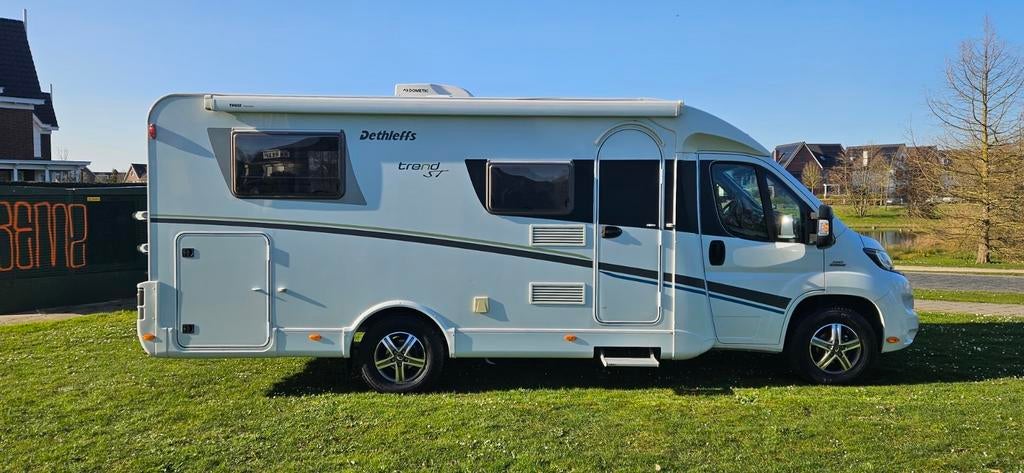Dethleffs Trend St/Lengtebedden/Airco/39000km/Zeer netjes!, Standaard zit, Ringverwarming, Fiat, Airbags