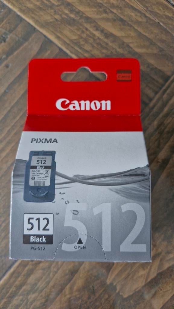 Canon Pixma PG-512 zwarte inktcartridge, Computers en Software, Printerbenodigdheden, Ophalen of Verzenden, Nieuw