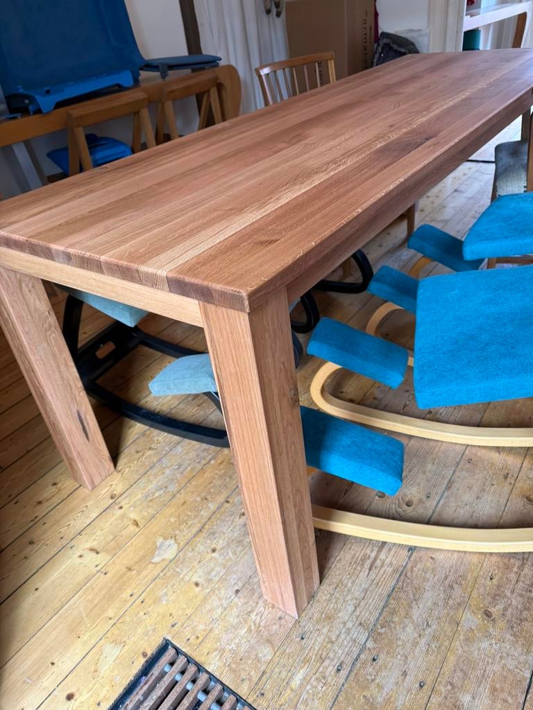 Eettafel 230cm lang..!! 78cm breed, 78cm hoog, Huis en Inrichting, Tafels | Eettafels, Ophalen, Rechthoekig, 200 cm of meer, 50 tot 100 cm