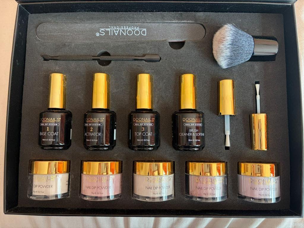 Doonails - Startersset - Dipping Powder, Overige kleuren, Ophalen of Verzenden, Zo goed als nieuw, Handen en Nagels