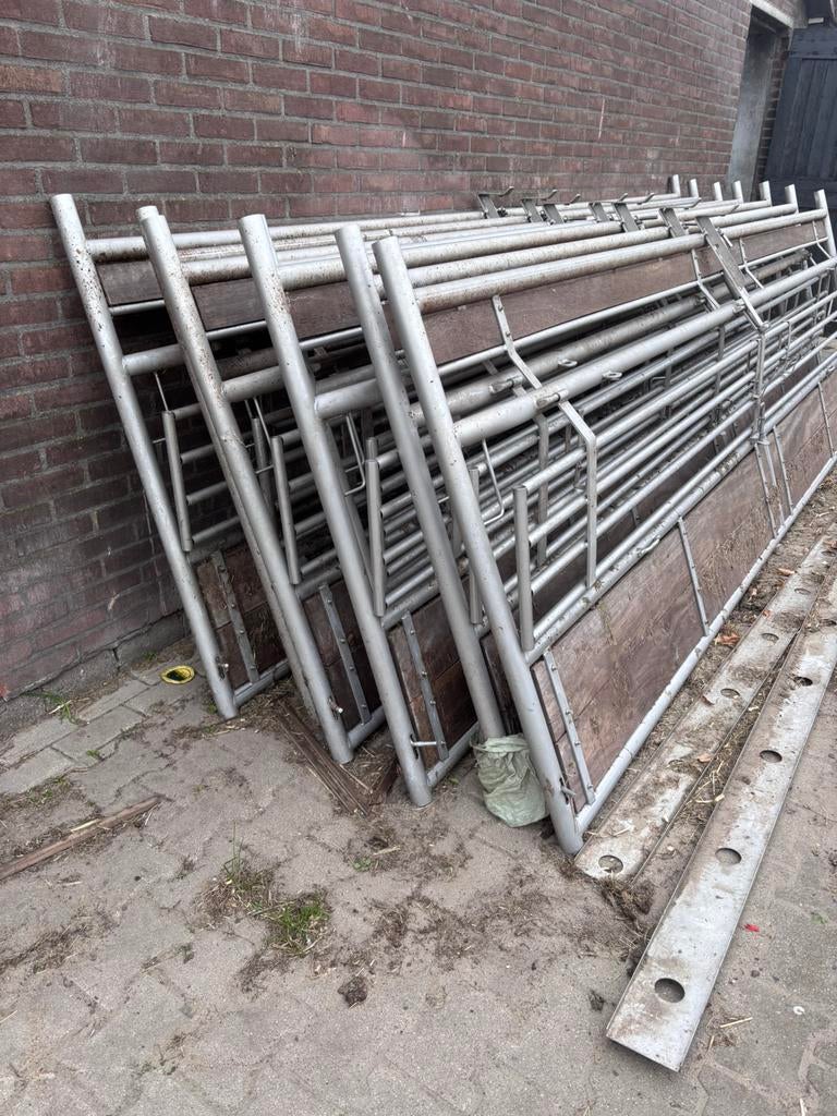 kalveren hekken, Doe-het-zelf en Verbouw, Steigers, Ophalen of Verzenden, Zo goed als nieuw, Overige typen, Minder dan 2 meter