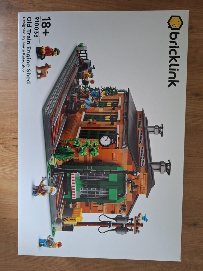 Lego Bricklink Old Train Engine Shed 910033 Nieuw, Ophalen, Nieuw, Complete set, Lego