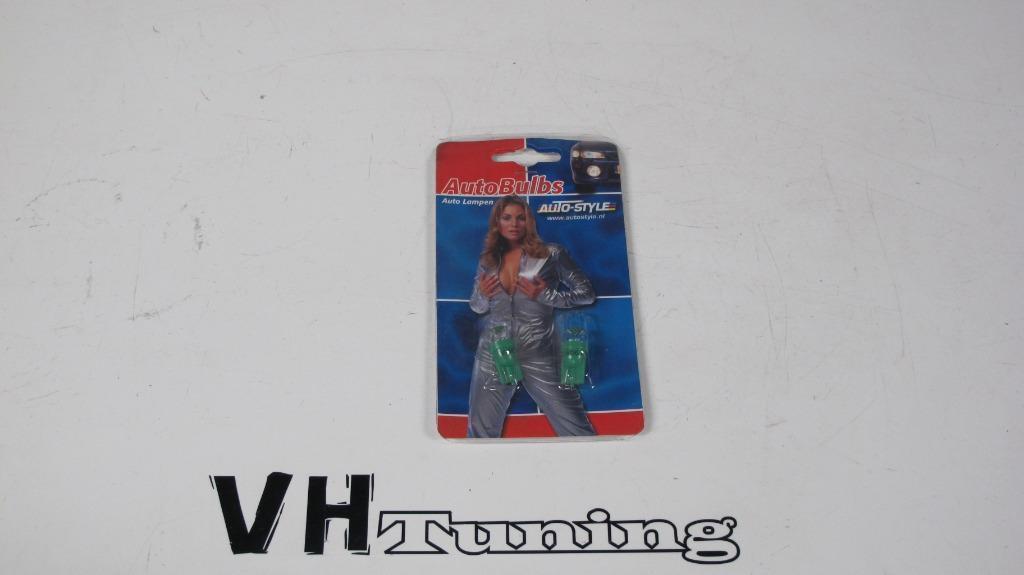 Autostyle EU0037G T10 autolampen LED groen, Ophalen of Verzenden