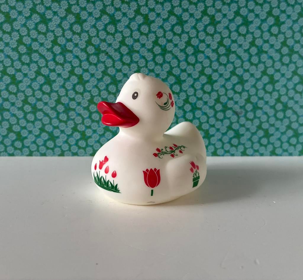 Dutch Ducky tulpen badeendje, Ophalen of Verzenden, Zo goed als nieuw, Nvt, Nvt