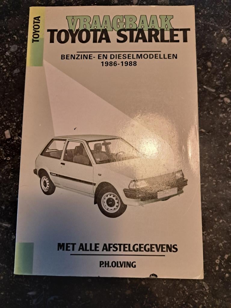 Vraagbaak Toyota Starlet  1986-1988, Auto diversen, Ophalen of Verzenden