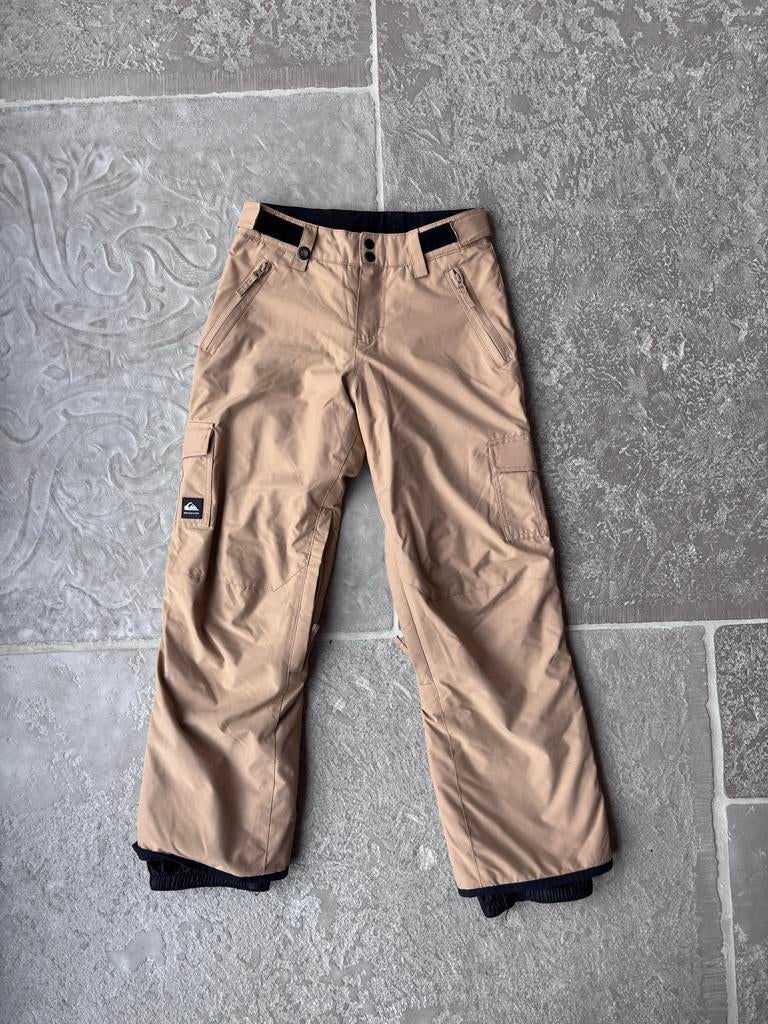 Quiksilver Skibroek Zandkleur/Beige - Cargo Stijl, Ophalen of Verzenden, Zo goed als nieuw, Overige maten, Broek
