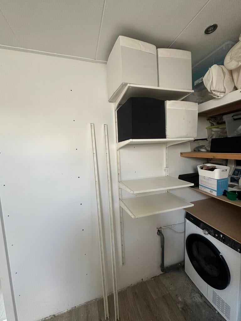 IKEA ALGOT wandkast / opbergsysteem – veel onderdelen, Ophalen, Gebruikt