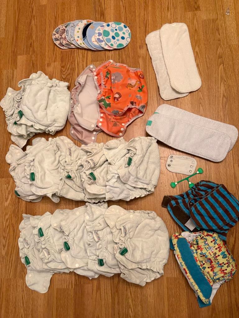 Popolini wasbare luiers XL, overbroekjes, zoogcompressen, Ophalen, Zo goed als nieuw