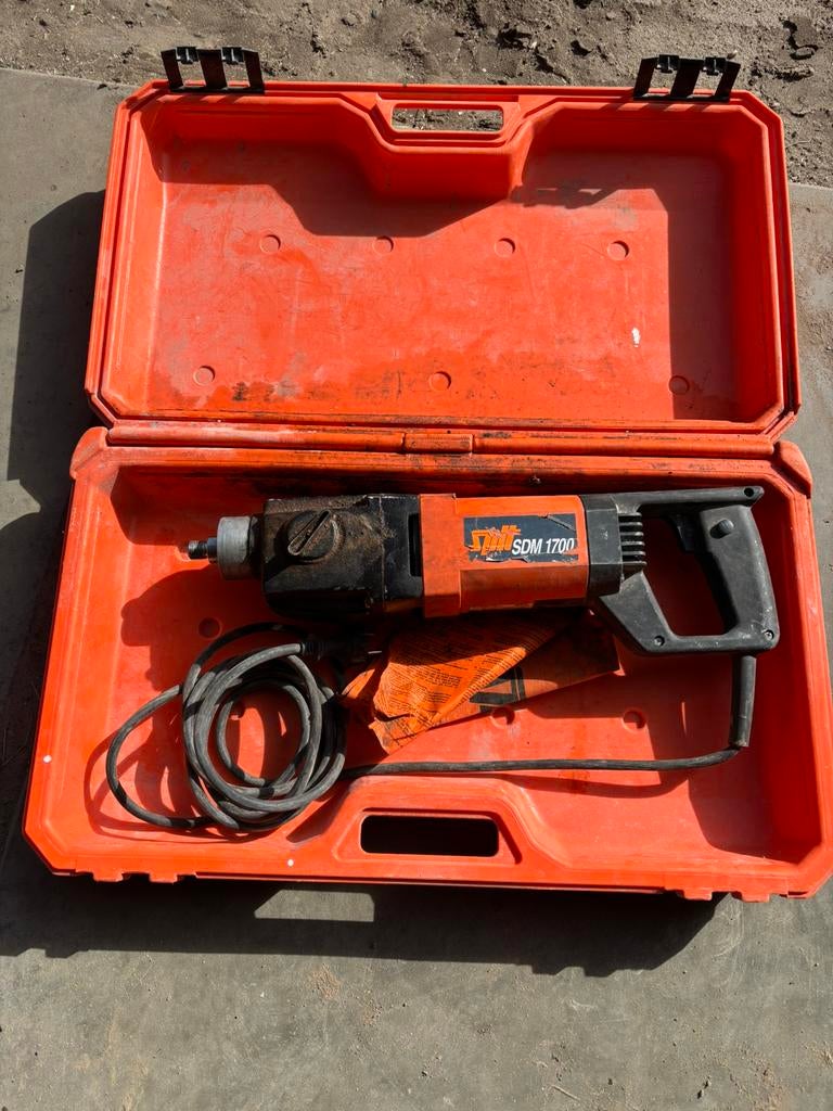 Spit sdm1700 diamant boor, Ophalen of Verzenden, Zo goed als nieuw, Minder dan 400 watt, Boormachine