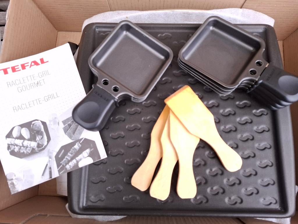 gourmetstel Tefal Grill 4-8 pers., Witgoed en Apparatuur, Gourmetstellen, Ophalen of Verzenden, Zo goed als nieuw, 8 personen of meer