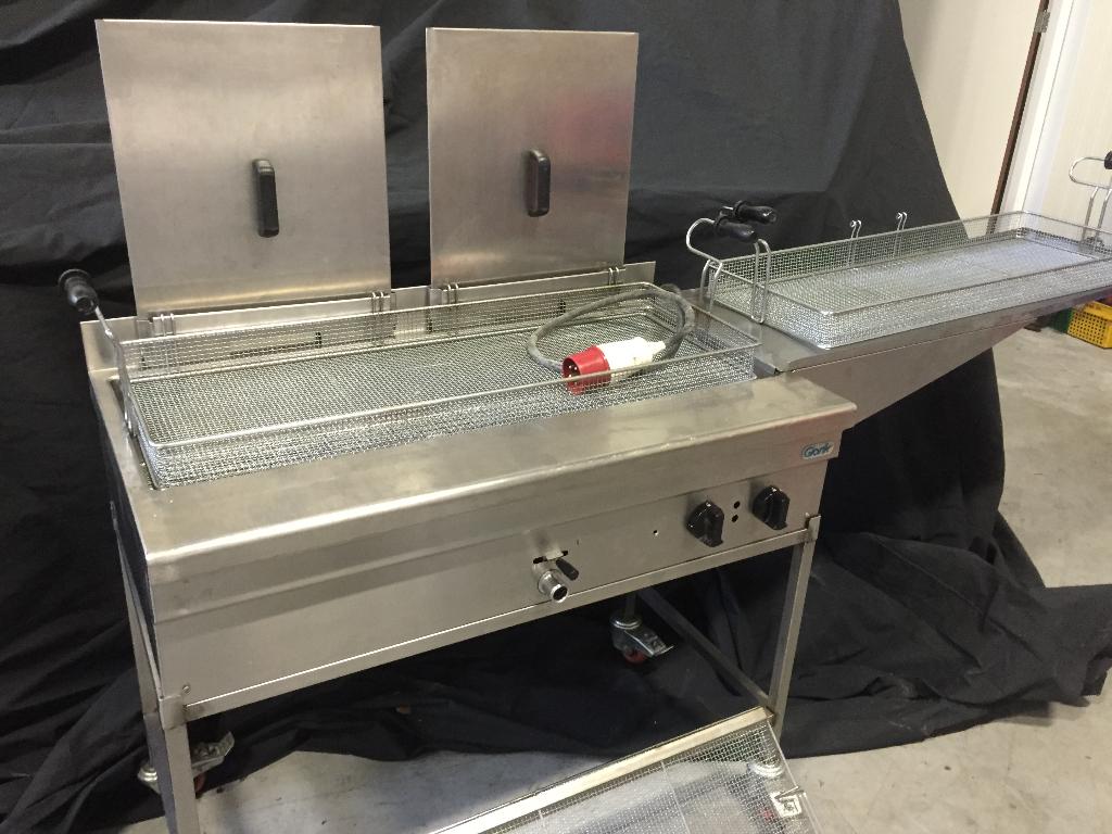 Giorik oliebollen friteuse - vis frituur -oliebollenbak 10kW, Ophalen, Gebruikt, Oven, 60 cm of meer