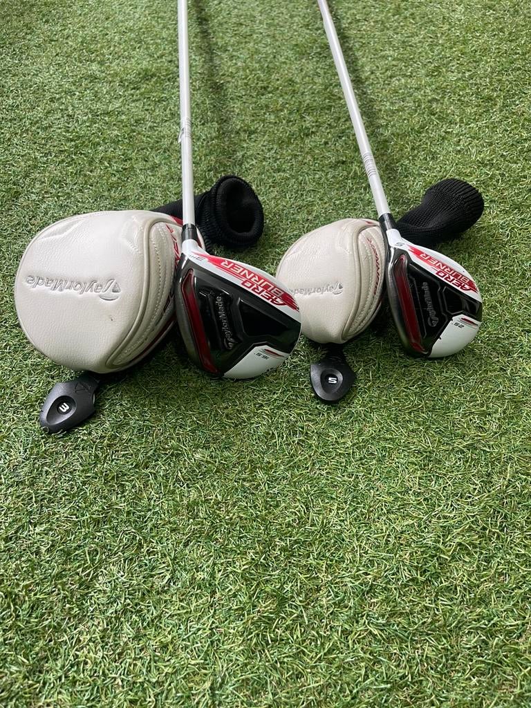 Taylormade Aeroburner 3 wood & 5 hybride, Sport en Fitness, Golf, Overige merken, Gebruikt, -, -