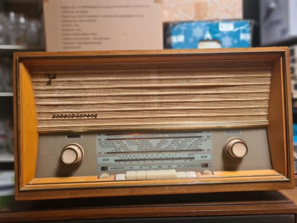 Radio Schaub Lorenz - Nostalgische buizenradio, Ophalen, Gebruikt