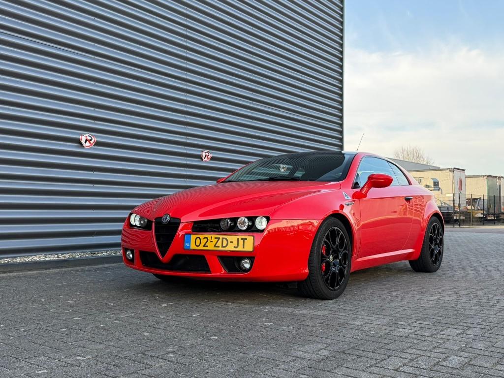 Alfa Romeo Brera 3.2 JTS V6 2008 Zwart, Auto's, Zwart, 4 stoelen, Handgeschakeld, Vierwielaandrijving