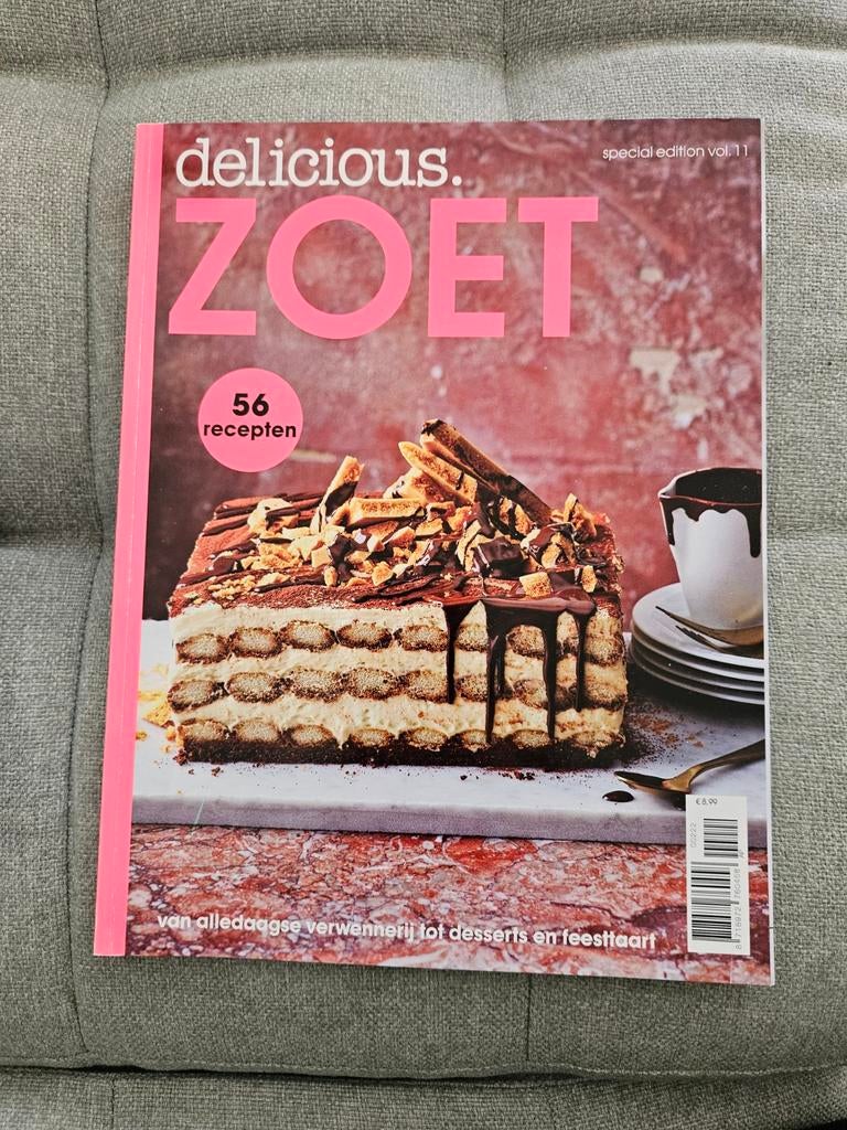Delicious Zoet- special edition 56 recepten, Ophalen of Verzenden, Zo goed als nieuw, Muziek, Film of Tv