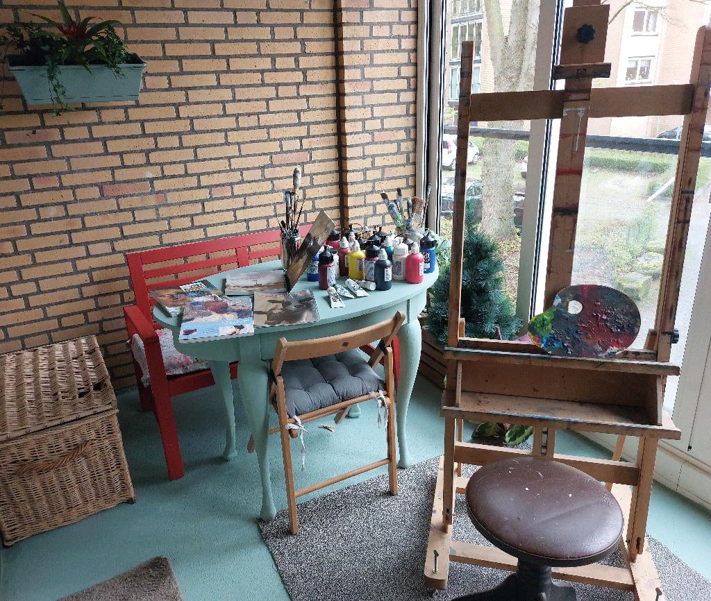 Complete hobby-schilderset., Hobby en Vrije tijd, Ophalen, Gebruikt