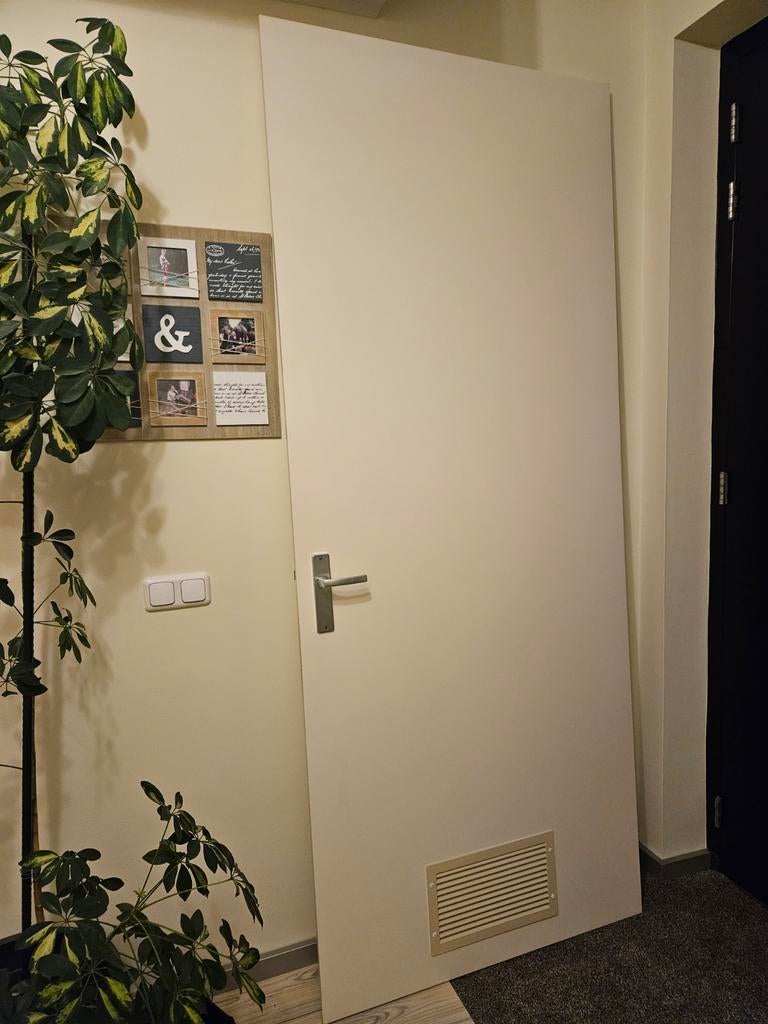 Opdek binnendeur kunststof met rooster 2315x930 mm, Ophalen, Kunststof, Gebruikt, 80 tot 100 cm