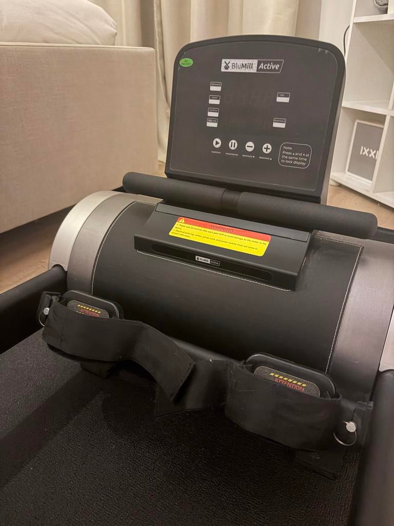 Blumill roeitrainer - inklapbaar met fitnessmat, Ophalen, Armen, Zo goed als nieuw, Metaal