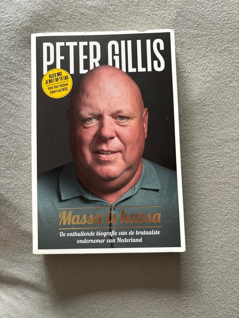 Peter Gillis: Massa is Kassa - De onthullende biografie, Ophalen of Verzenden, Nieuw, Overige