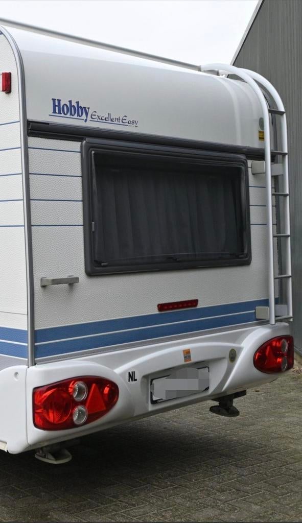 Gezocht: Achterraam Hobby caravan 2002, Ophalen, Gebruikt