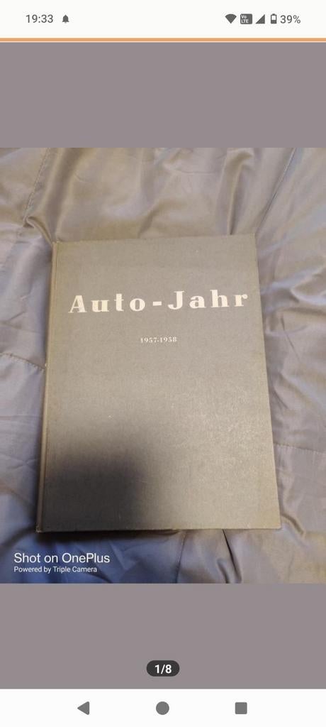 Auto Jahr 1957 1958, Ophalen of Verzenden, Gelezen, Algemeen