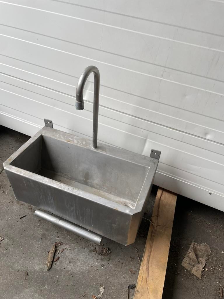 Zware rvs industriële wasbak, Ophalen, Gebruikt, 50 tot 100 cm, Minder dan 100 cm