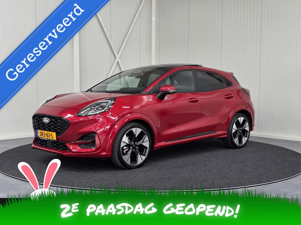 Ford Puma 1.0 Hybrid 155PK ST-Line X 360gr Panorama FULL OPT, Adaptive Cruise Control, Met garantie (alle), Bedrijf, 155 pk