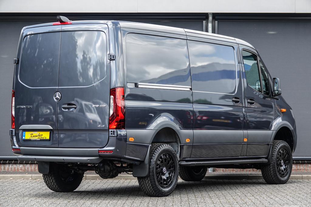 Mercedes-Benz Sprinter 4x4 319Cdi 190Pk 9G-tronic | L2H1 | 2, Automaat, Stof, Gebruikt, Zwart