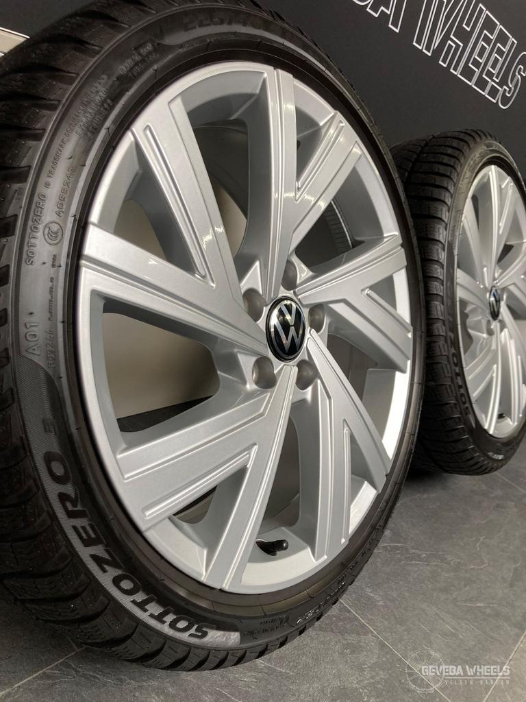 18” originele Volkswagen Golf ‘Bergamo’ velgen winterbanden, 18 inch, Gebruikt, -, -