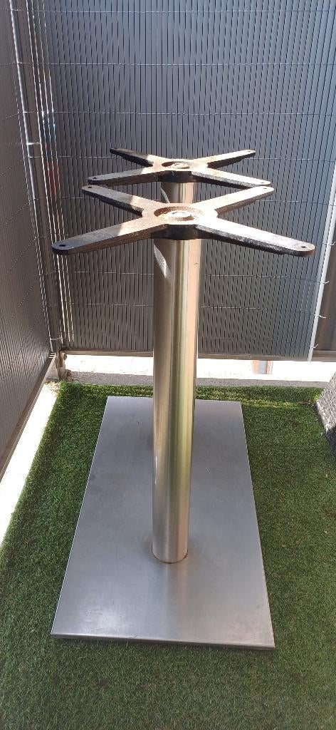 tuintafel met/zonder blad, zwaar chroom, horecakwaliteit, Tuin en Terras, Tuintafels, Ophalen, Zo goed als nieuw, Rechthoekig