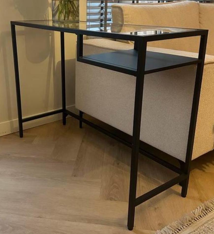 IKEA Vittsjö laptoptafel, 50 tot 100 cm, Ophalen of Verzenden, Zo goed als nieuw, 25 tot 50 cm