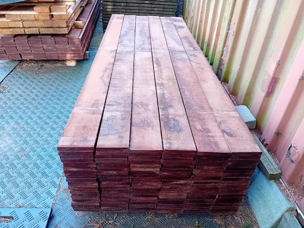 Beschoeiingsplanken, beschoeiing, hardhouten planken, plank, Ophalen, Planken, Nieuw, Hardhout