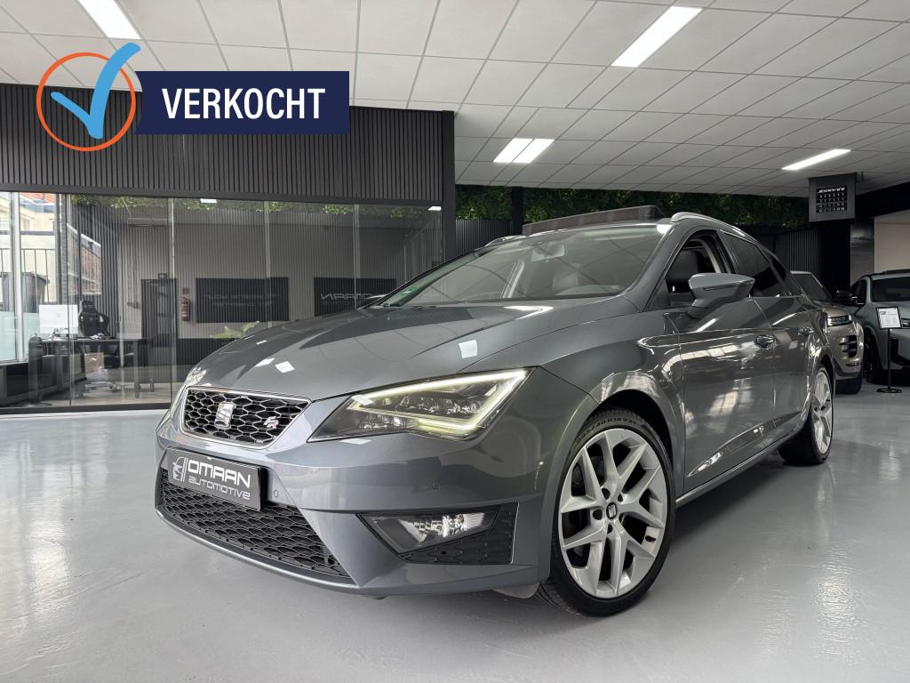 SEAT Leon ST 1.8 TSI FR 180PK PANO SFEER ECC PDC (bj 2014), 1355 kg, Euro 5, Gebruikt, Zwart