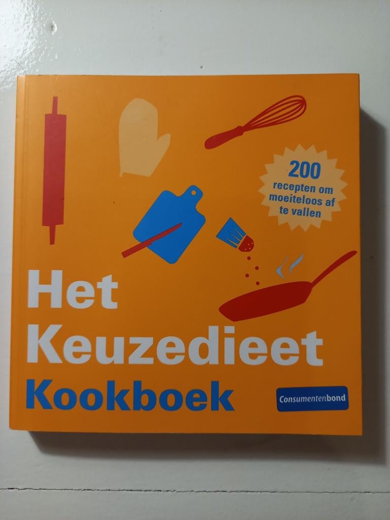 w12 Het Keuzedieet Kookboek - Consumentenbond, Boeken, Gezond koken, Ophalen of Verzenden, Zo goed als nieuw, Hoofdgerechten