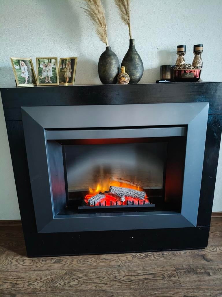 Mooie grote elektrische haard / kachel, Ophalen, Gebruikt, Vrijstaande haard, Elektrische haard