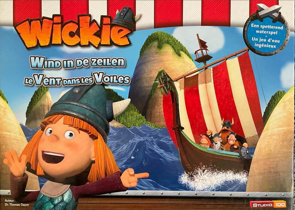 Wickie Wind in de Zeilen - Waterspel van Studio 100, Hobby en Vrije tijd, Gezelschapsspellen | Bordspellen, Een of twee spelers