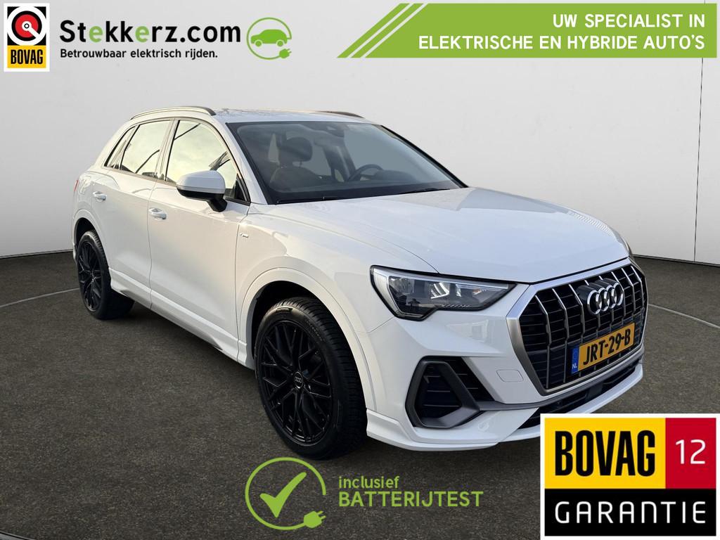 Audi Q3 45 TFSI e S edition | All-in prijs incl. 12 mnd BOVA, 12 maanden, Gebruikt, Leder en Stof, Wit