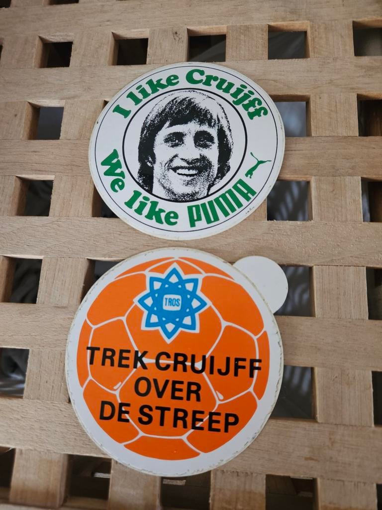 Johan Cruijff stickers, Ophalen of Verzenden, Zo goed als nieuw, Sport