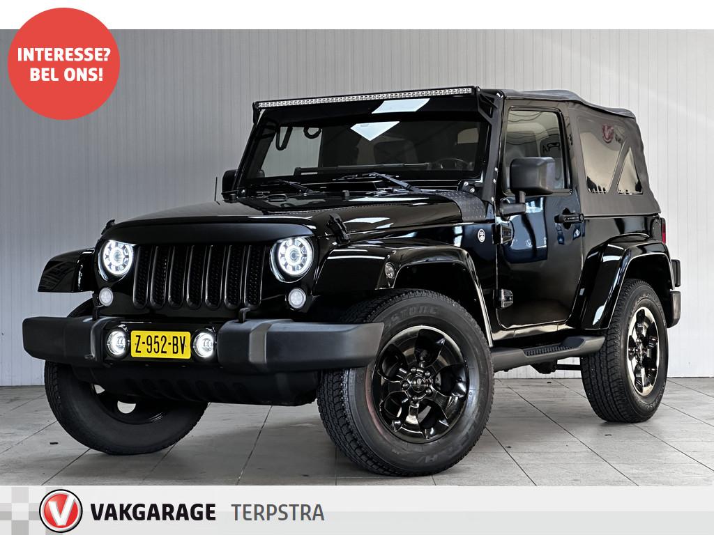 Jeep Wrangler SAHARA/ Soft-Top!/ 200PK!/ 6-Cilinder/ 18''LMV, Auto's, Jeep, 3778 cc, Stof, Gebruikt, Zwart